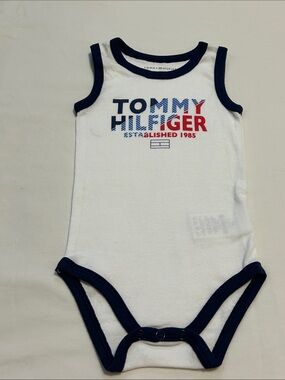 Tommy Hilfiger White Tank onesie